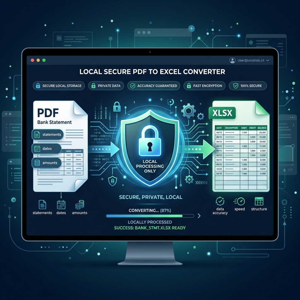 How to Convert PDF Bank Statements to Excel Locally (Ultimate Security Guide)